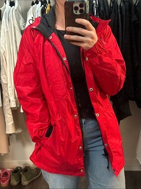 REI Red Utility Jacket with Black Lining